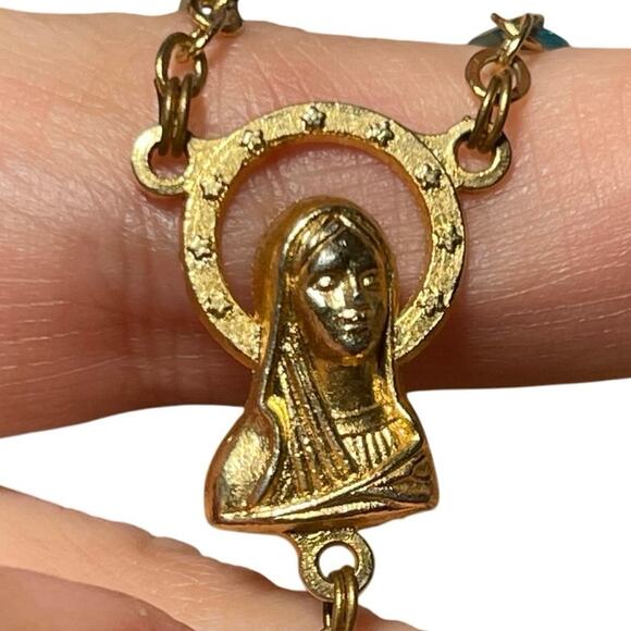 Jubilee Blue Aurora Borealis Crystal 2000 Vtg 20" - Picture 8 of 8